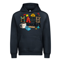 Navy math teacher Urban Hoodie - Zillion Design Studio