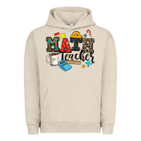 Pigment French Oak math teacher Urban Hoodie - Zillion Design Studio