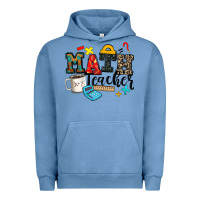 Pigment Pebble Blue math teacher Urban Hoodie - Zillion Design Studio