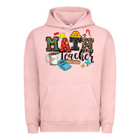 Pigment Salmon math teacher Urban Hoodie - Zillion Design Studio