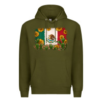 Army Green mexican flag Premium Hoodie - Zillion Design Studio