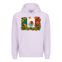 Lilac mexican flag Premium Hoodie - Zillion Design Studio