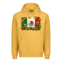 Mustard mexican flag Premium Hoodie - Zillion Design Studio