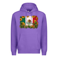 Purple mexican flag Premium Hoodie - Zillion Design Studio