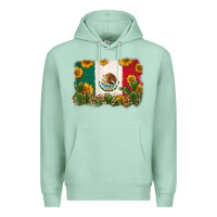 Seafoam mexican flag Premium Hoodie - Zillion Design Studio