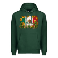 Sports Green mexican flag Premium Hoodie - Zillion Design Studio