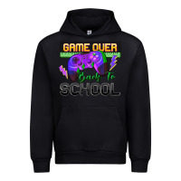 Black game over back to school Urban Hoodie - Zillion Design Studio