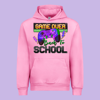 Game Over Back To School Urban Hoodie Designed By Zillion Design Studio