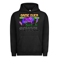 Pigment Black game over back to school Urban Hoodie - Zillion Design Studio