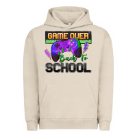 Pigment French Oak game over back to school Urban Hoodie - Zillion Design Studio