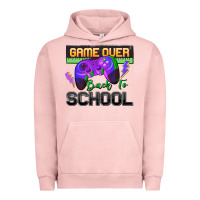 Pigment Salmon game over back to school Urban Hoodie - Zillion Design Studio