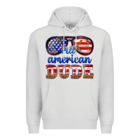 Dove Grey all american dude Premium Hoodie - texasbilliewilder