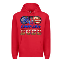 Red all american dude Premium Hoodie - texasbilliewilder
