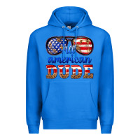 True Royal all american dude Premium Hoodie - texasbilliewilder