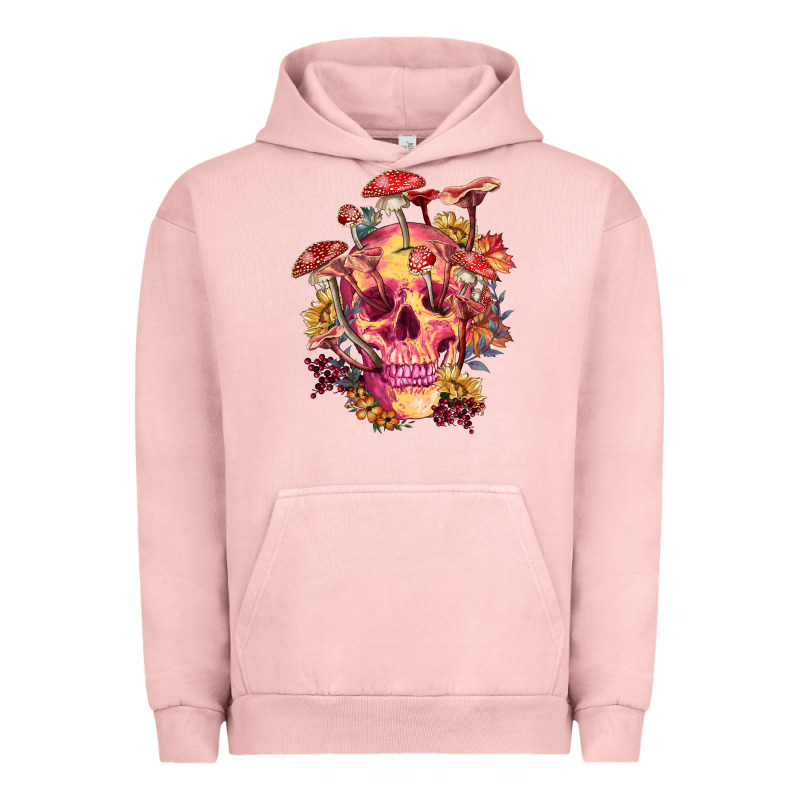 Floral Skeleton With Mushrooms Urban Hoodie by RanaPortraitStore | Teevron