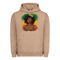 Pigment Burro black queen with juneteenth flag Urban Hoodie - texasbilliewilder