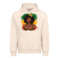 Sandshell black queen with juneteenth flag Urban Hoodie - texasbilliewilder