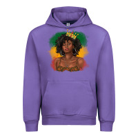 Tulip black queen with juneteenth flag Urban Hoodie - texasbilliewilder
