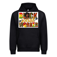 Black black social worker Urban Hoodie - texasbilliewilder