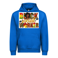 Cobalt black social worker Urban Hoodie - texasbilliewilder