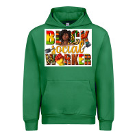 Emerald black social worker Urban Hoodie - texasbilliewilder