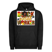 Pigment Black black social worker Urban Hoodie - texasbilliewilder