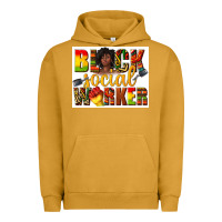 Pigment Peanut Butter black social worker Urban Hoodie - texasbilliewilder