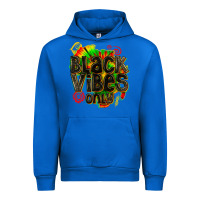 Cobalt black vibes only Urban Hoodie - texasbilliewilder