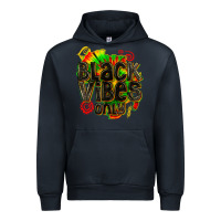Navy black vibes only Urban Hoodie - texasbilliewilder