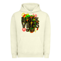 Pigment Pistachio black vibes only Urban Hoodie - texasbilliewilder