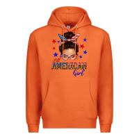 Carrot all american girl messy bun Premium Hoodie - texasbilliewilder