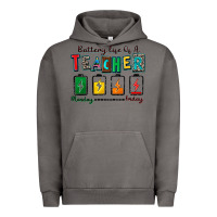 Pigment Tornado battery life of a teacher Urban Hoodie - Zillion Design Studio