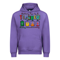 Tulip battery life of a teacher Urban Hoodie - Zillion Design Studio