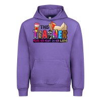 Tulip this teacher wears her heart on her sleeve Urban Hoodie - Zillion Design Studio
