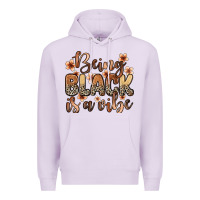 Lilac being black is a vibe Premium Hoodie - Zillion Design Studio