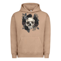Floral Skull Urban Hoodie | Teevron