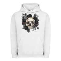 Pigment Lunar Rock Floral skull Urban Hoodie - RanaPortraitStore