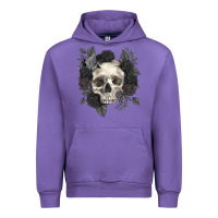 Tulip Floral skull Urban Hoodie - RanaPortraitStore