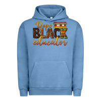 Pigment Pebble Blue dope black educator Urban Hoodie - texasbilliewilder