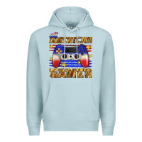 Blue Mist all american gamer Premium Hoodie - texasbilliewilder