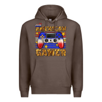 Coffee all american gamer Premium Hoodie - texasbilliewilder