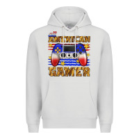 Dove Grey all american gamer Premium Hoodie - texasbilliewilder