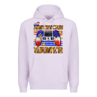 Lilac all american gamer Premium Hoodie - texasbilliewilder