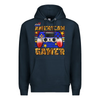 Navy all american gamer Premium Hoodie - texasbilliewilder
