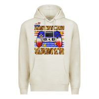 Oatmeal Heather all american gamer Premium Hoodie - texasbilliewilder