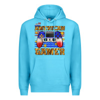 Ocean Blue all american gamer Premium Hoodie - texasbilliewilder