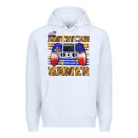 White all american gamer Premium Hoodie - texasbilliewilder