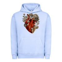 Pigment Grape Ice Flower anatomical heart Urban Hoodie - RanaPortraitStore