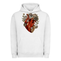Pigment Lunar Rock Flower anatomical heart Urban Hoodie - RanaPortraitStore