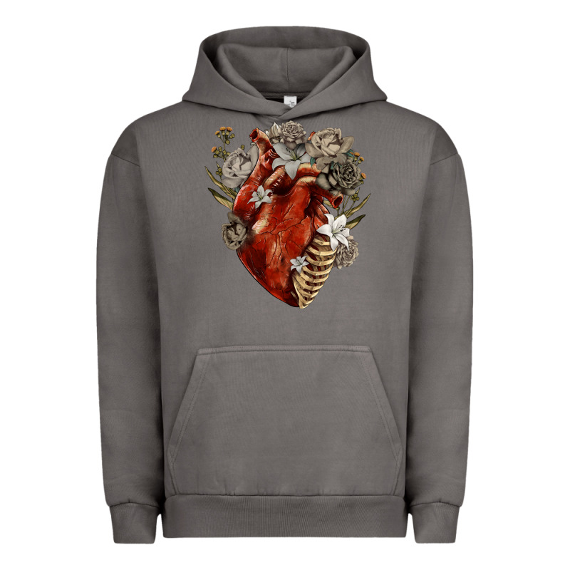 Flower Anatomical Heart Urban Hoodie by RanaPortraitStore | Teevron
